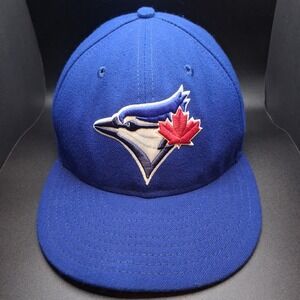 Toronto Blue Jays 7 5/8 New Era Fitted Hat Blue MLB Authentic Collection